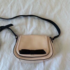 Kate Spade Cream and Black Crossbody Bag